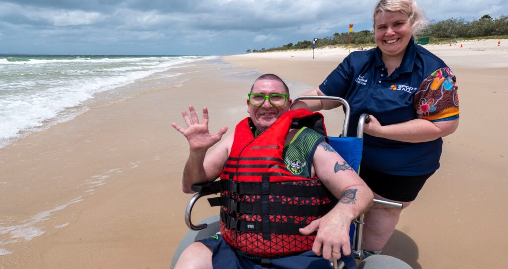 accessibility upgrade at Woorim Beach